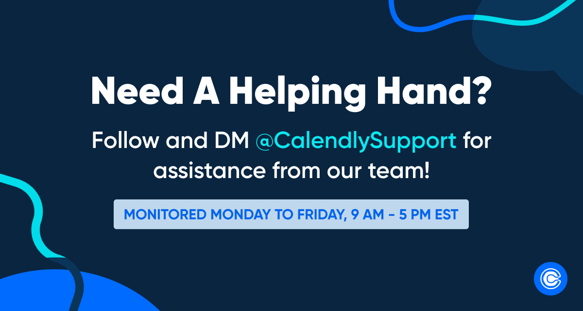 Calendly Support tweet media