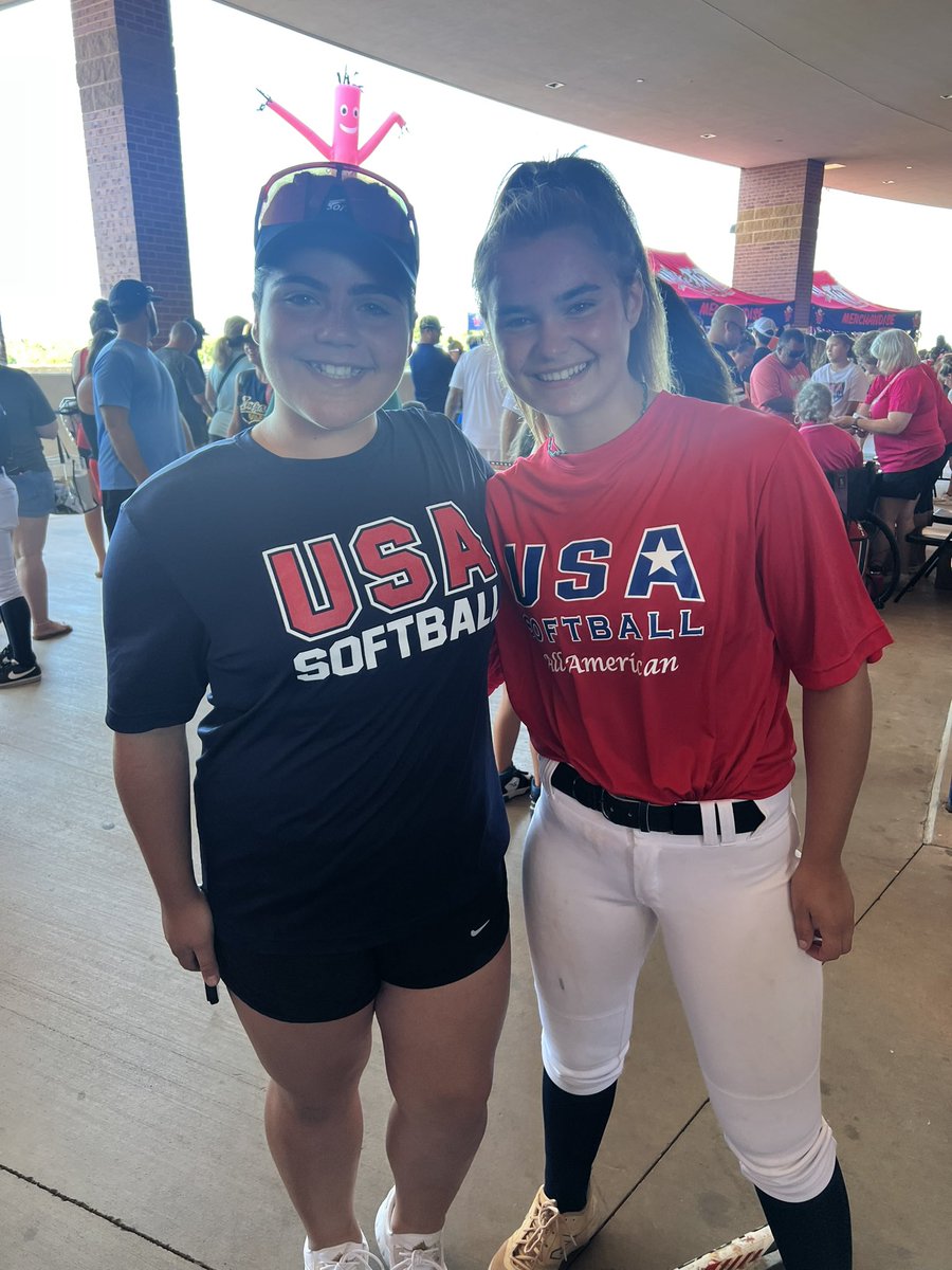 I had so much fun playing in the USA All American Games last week.  I got to play in the Oklahoma World Series stadium and got to play with a great group of girls!  
<a href="/D1Softball/">D1Softball</a> <a href="/LegacyLegendsS1/">Legacy & Legends Softball</a> <a href="/ExtraInningSB/">EXTRA INNING SOFTBALL</a>
