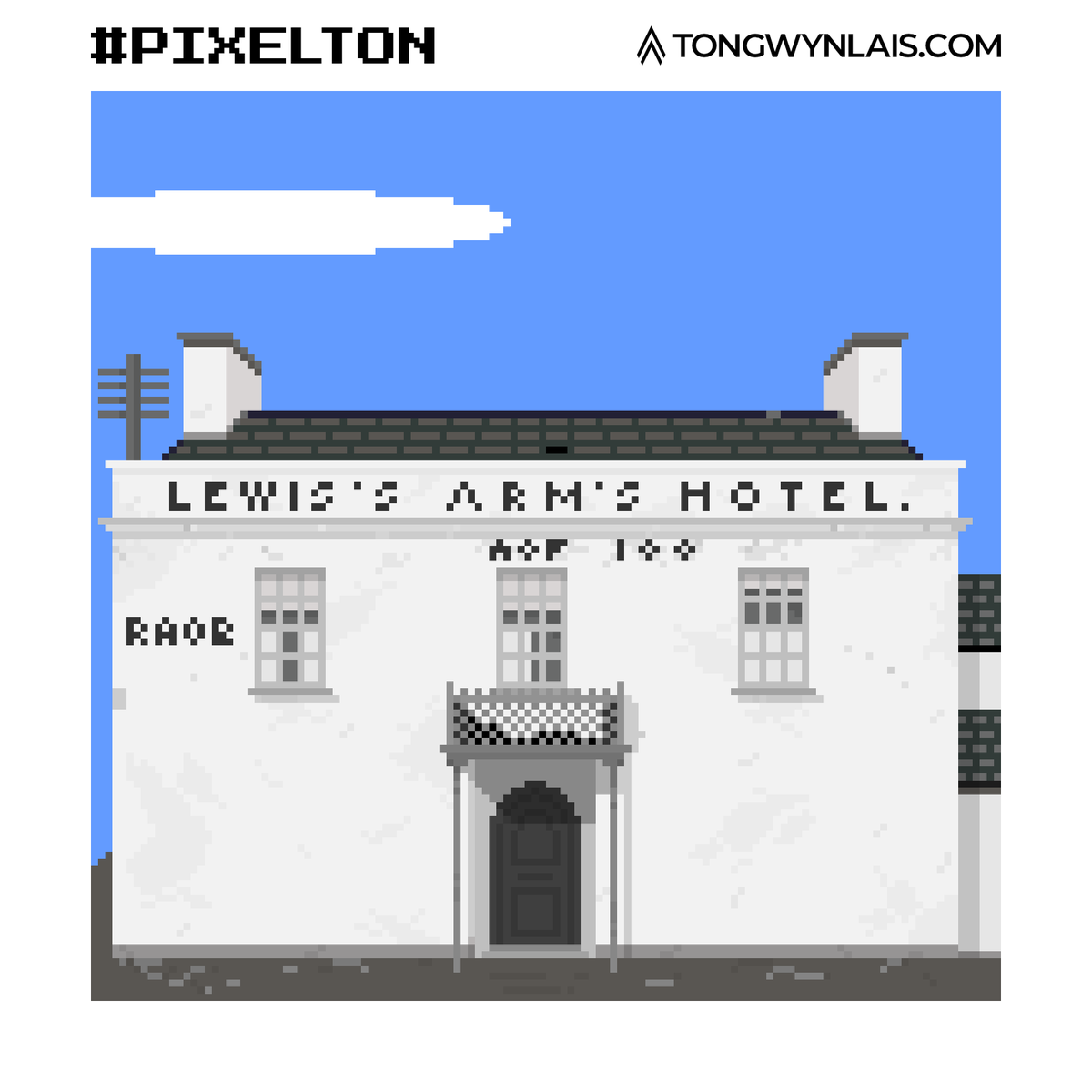 mytongwynlais's tweet photo. The Lewis Arms has had a few renovations over the years. This is how it looked in the early 1900s.
#Tongwynlais #Cardiff #PixelTon #PixelArt #PixelCardiff #PixelArtCardiff #IllustratingCardiff #Aseprite #LewisArms #TonHistory https://t.co/aL824Y1WdP