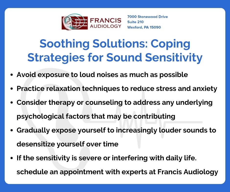 FrancisAudiolo1's tweet image. The most common causes of #soundsensitivity are exposure to loud noises &amp;amp; aging. If it's affecting your quality of life, schedule an appointment with Dr. Francis! ow.ly/gf2T50PpfCX