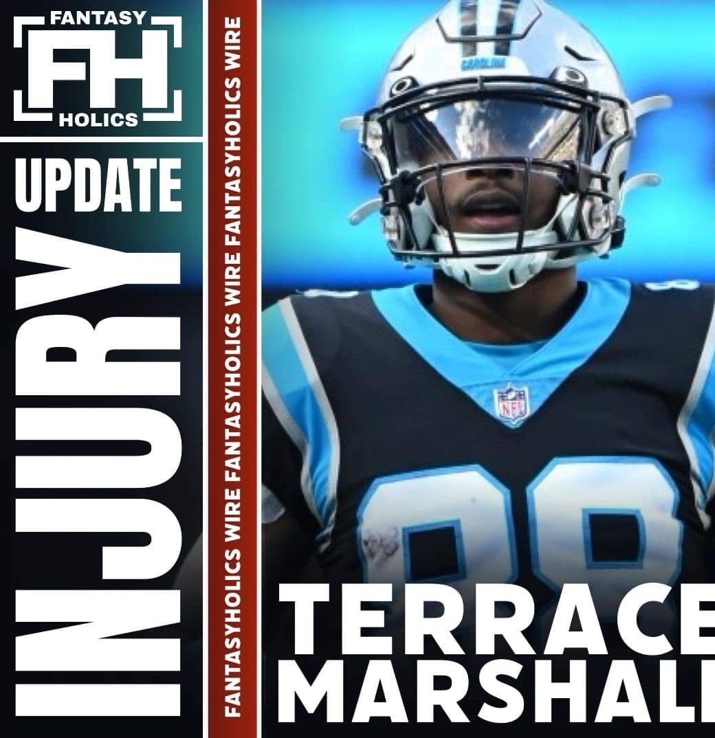 FantasyHolics1's tweet photo. #Panthers WR Terrace Marshall has been carted off practice, per Adam Schefter
#Burdman https://t.co/FU1MBsy3zM
