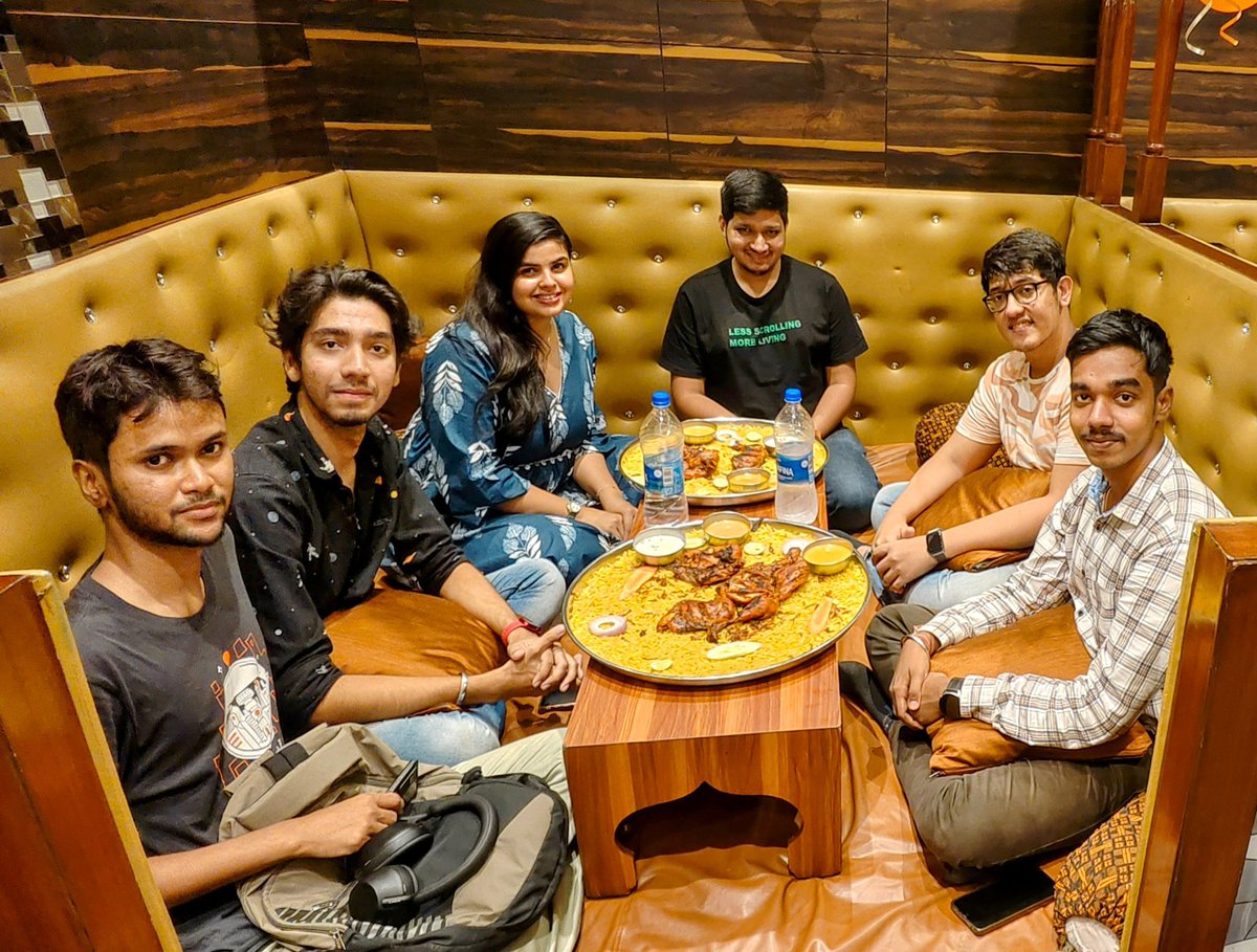 Meeting our fantastic <a href="/getpostman/">Postman</a> Student Leaders in kolkata with <a href="/Aanchalmishra__/">Aanchal Mishra</a>;

Something big upcoming 😋🚀!

PSL's: 
<a href="/violinblackeye/">Hamdaan Ali Quatil</a> 
<a href="/raihankhan_rk/">Raihan Khan</a> 
<a href="/imanishbarnwal/">Manish Kumar Barnwal</a> 
<a href="/SuryaSekhar_14/">Surya Sekhar Datta</a>

#PostmanStudent