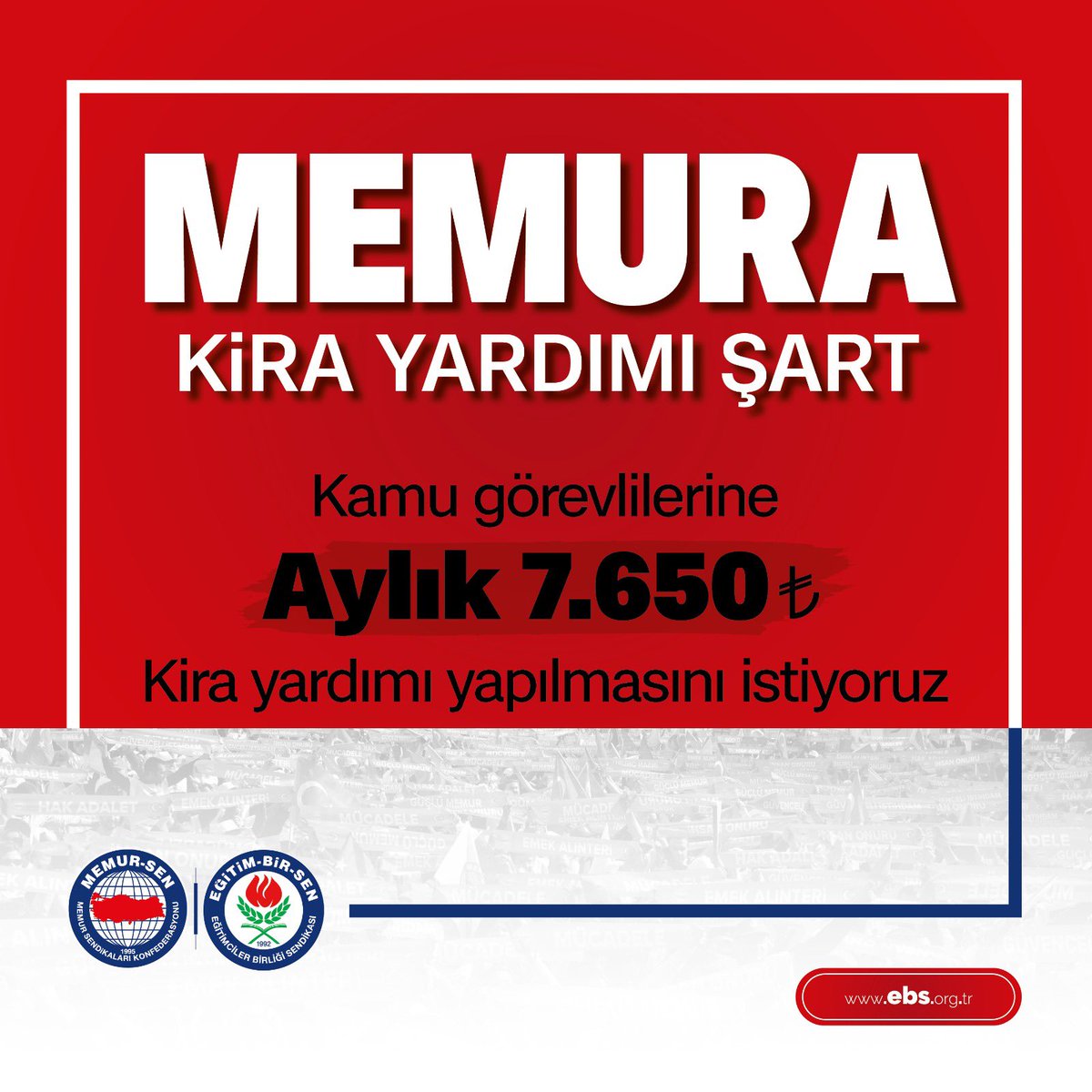 Bırakın büyükşehirleri Anadolu’nun küçük ilçelerinde bile kiralar 20-25 bin TL sınırına ulaşmışken;
Memura kira yardımı şarttır.
#MemurGerçekçiTeklifİstiyor