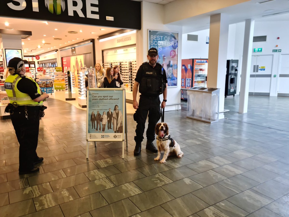 GPAPassenger's tweet photo. Today at the airport, specially trained officers from @PSOSbcp joined forces with their talented four-legged partners, #PDArchie &amp; #PDEddie, to conduct #ProjectServator deployments. Together, we are deterring criminal activity, ensuring the safety of passengers &amp; staff. ✈️👮‍♀️🐾 https://t.co/2CFrIpcy9l