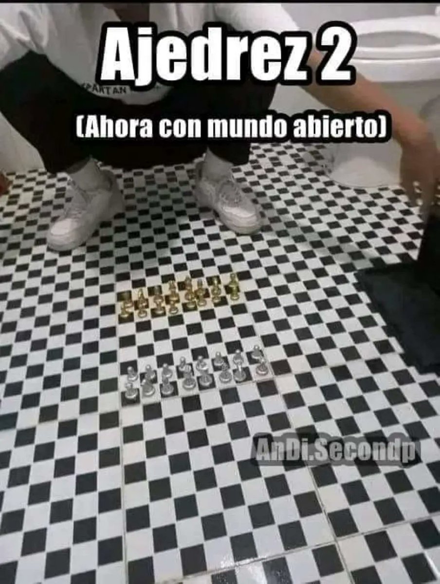 ¿Ustedes saben jugar ajedrez?