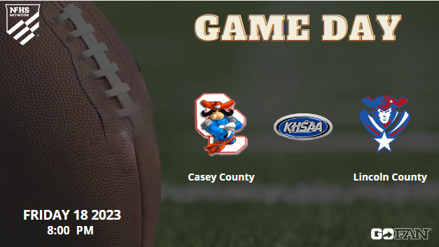 HighAffilliated's tweet photo. 🚨🏈It's GAMEDAY🚨🏈!!
Casey County vs. Lincoln County - LIVE Kentucky HS Football 2023 
📆 Friday, August 18
⏰8:00 PM
📺 https://t.co/75i1avsW9R

@LC_Patriots @LCHS_PatNation @SchoolsLincoln
@LCFB_Recruiting @_loganlawson_ @jadyiahlc

@CaseyCoSchools https://t.co/WIZgUy3saC