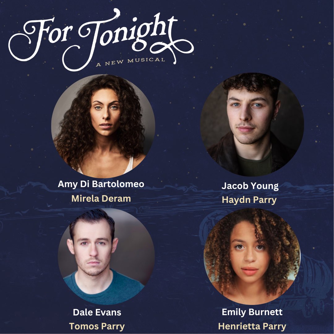 Lead casting has been announced for the staged concert of new musical @For_Tonight_ at the Adelphi on 5 September!

 <a href="/AmyDiBartolomeo/">Amy Di Bartolomeo</a>, <a href="/Jacoby0ung/">Jacob Young</a>, <a href="/daleevanns/">Dale Evans</a> &amp; <a href="/EmilyBurnett97/">EmilyBurnett</a> will star in the lead roles with further casting to come

BOOK TICKETS 👉 stagechat.co.uk/go/for-tonight…
