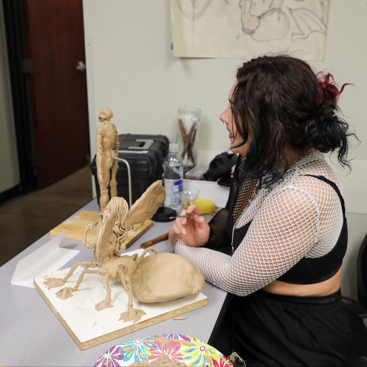 uatedu's tweet photo. Behind the scenes at the UAT Student Sculpture Showcase! Witness the fusion of art and tech by our brilliant students. ๐
#TechRespect #weareUAT https://t.co/tuGLtquJRV