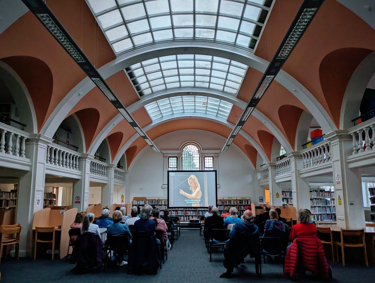 A lovely evening at our beautiful Central library as we settle in for our latest <a href="/NationalTheatre/">National Theatre</a> screening - the Tennessee Williams classic A Streetcar Named Desire ❤