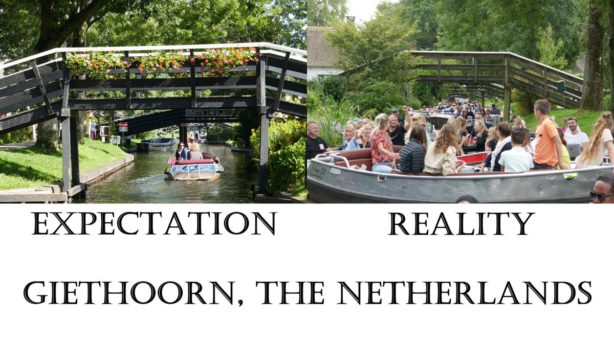 Weekje #Giethoorn doet je bijna terugverlangen naar de rust van corona #expectation #reality #expectationvsreality