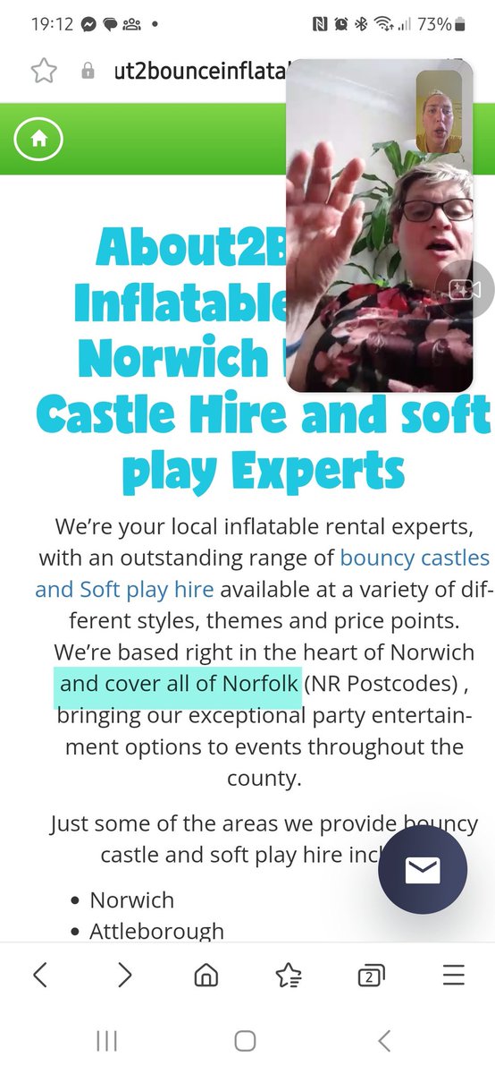 HannahSturman's tweet photo. @About2bounce123 apparently i am rude for questioning the words on the website....
This picture shows that the company states they cover all of norfolk...norfolk is not just NR postcodes.
If you only cover NR postcodes then maybe you should change the wording to...see comments https://t.co/4I4SiTRfR0