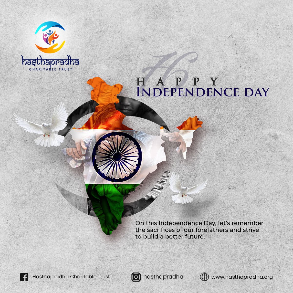 This day, Let's remember the struggles that shaped our nation and celebrate the freedom we cherish. 

Hasthapradha wishes everyone a Happy Independence Day.

#HappyIndependenceDay #FreedomCelebration #CelebrateFreedom #IndianIndependence #TricolorPride #independenceday #india