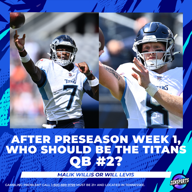 VIPPlayTN's tweet photo. After watching the Titans Week 1 Pre-season game...
Who do YOU think should be QB #2?
Willis or Levis
#GamblingX #Titans #TitansQB #QB2 https://t.co/nUlInVMj7k