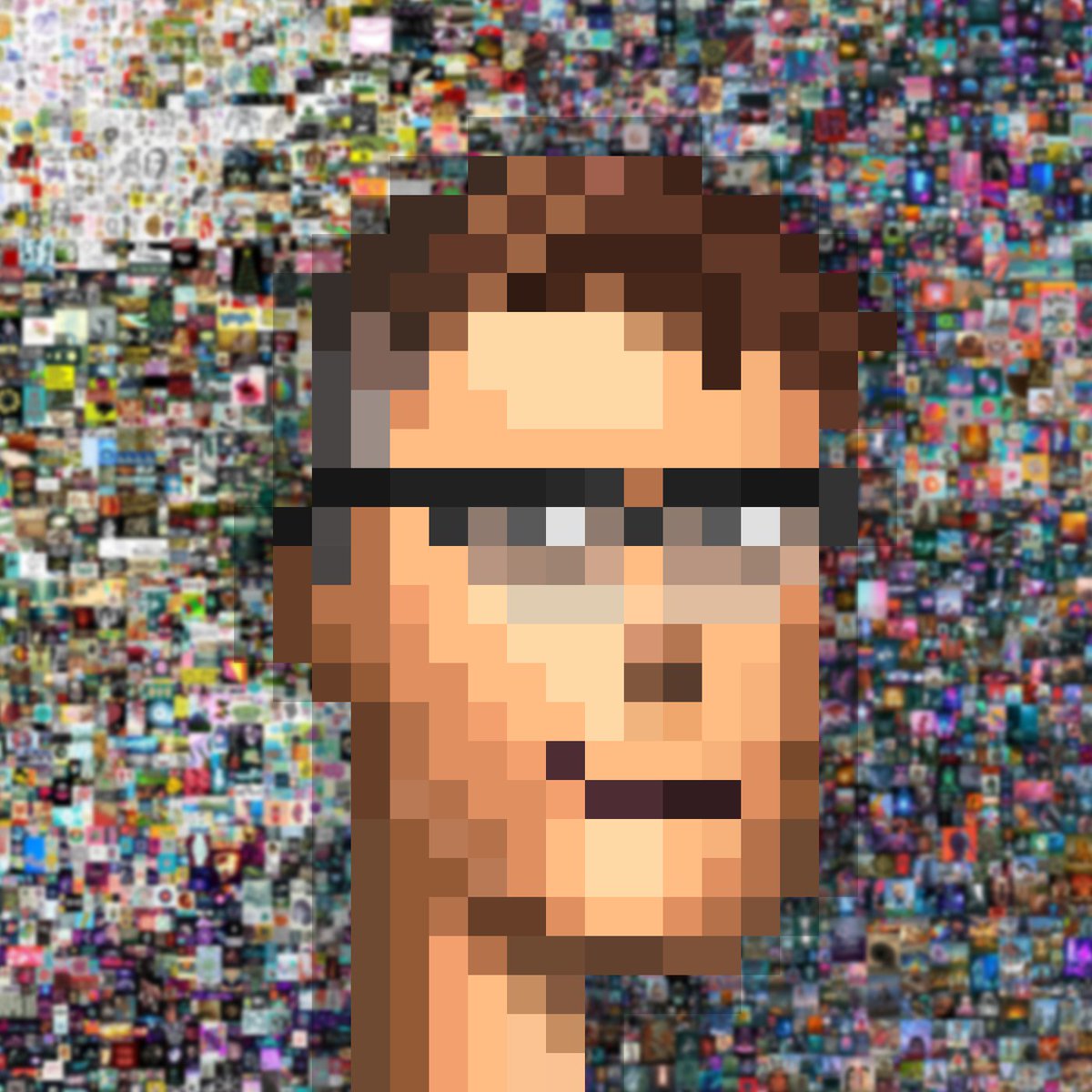 PunkSecrets's tweet image. We made you a @beeple Punk. It's not finished (we were going to change the background and add a sticking out tongue), but seems the time is right to share it....
#punks2023