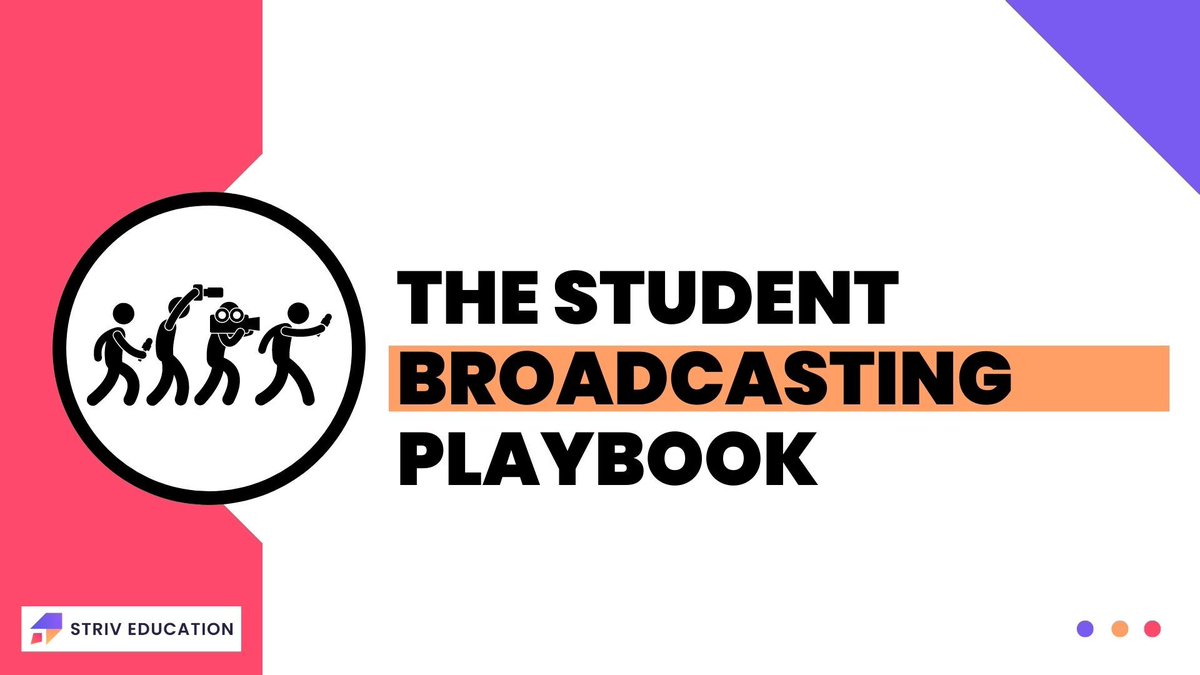 Transform student-led broadcasting with the ultimate playbook! 🎥 Learn more with @allgood_eric & @LadehoffNathan on Aug 16, 12 pm. Dive into setup, monetization, & more. Elevate your program! RSVP 👉 bit.ly/3ONVxjC