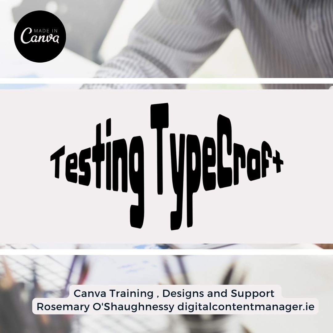 RosemaryOSha's tweet photo. #Canva Thank you for adding #TypeCraft to your options for text and design. Canva changes and adapts. Which I love as it gives me lots of options for how to create online content and teach. https://t.co/4XKrFrpVbT #Canva #TypeCraft #freelancers #coaches #Creative https://t.co/VOJosPlDBK