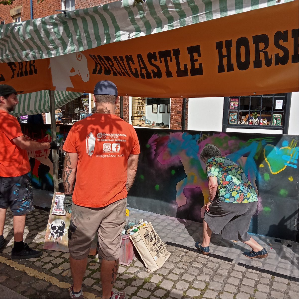 Thank you to everyone who organised and supported the #horncastle horse fair celebration market on Saturday 🤗 #lincolnshire #printmaker