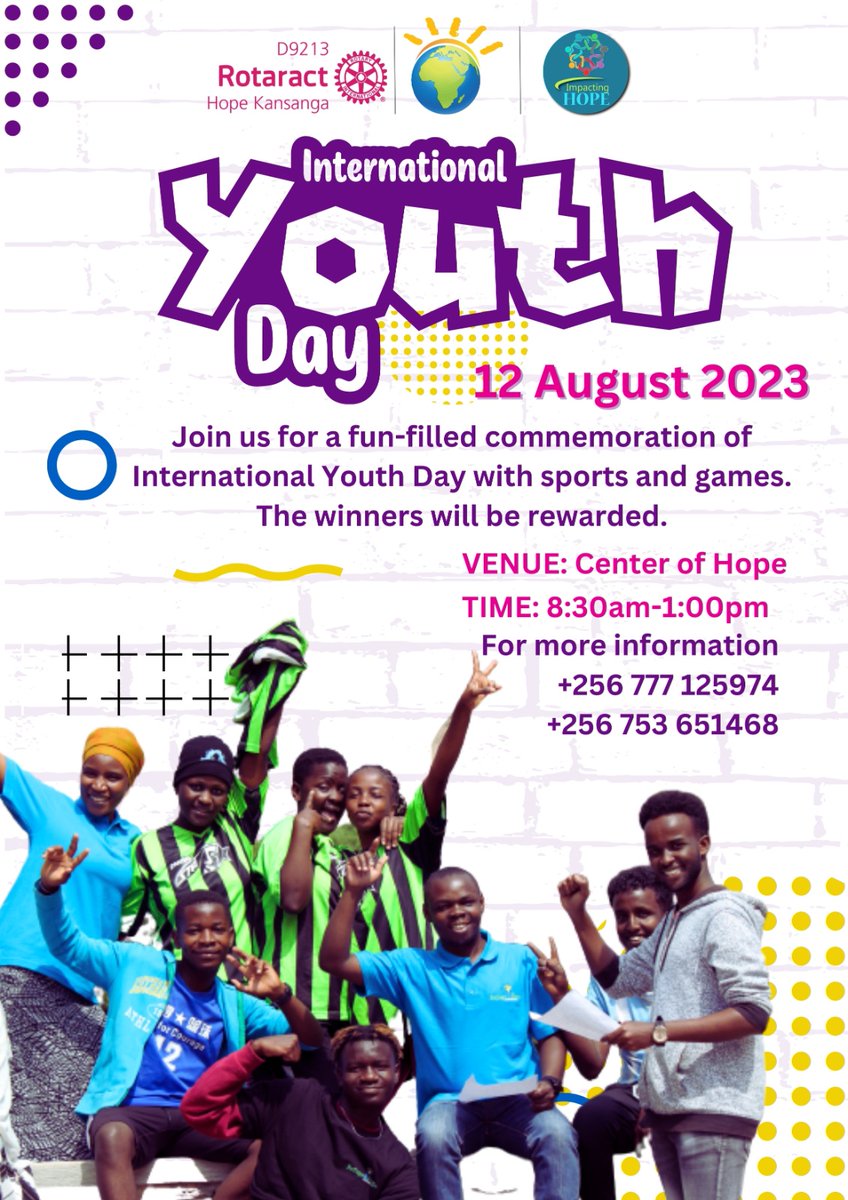DapheenS's tweet photo. Impacting the lives of the youth is impacting the present and the generations to come!

Special thanks to everyone that supported us on the International Youth day celebration!

We deeply appreciate
#InternationalYouthDay2023 
@MatildaK17
@refugeandhope https://t.co/ukwCHrtR7l