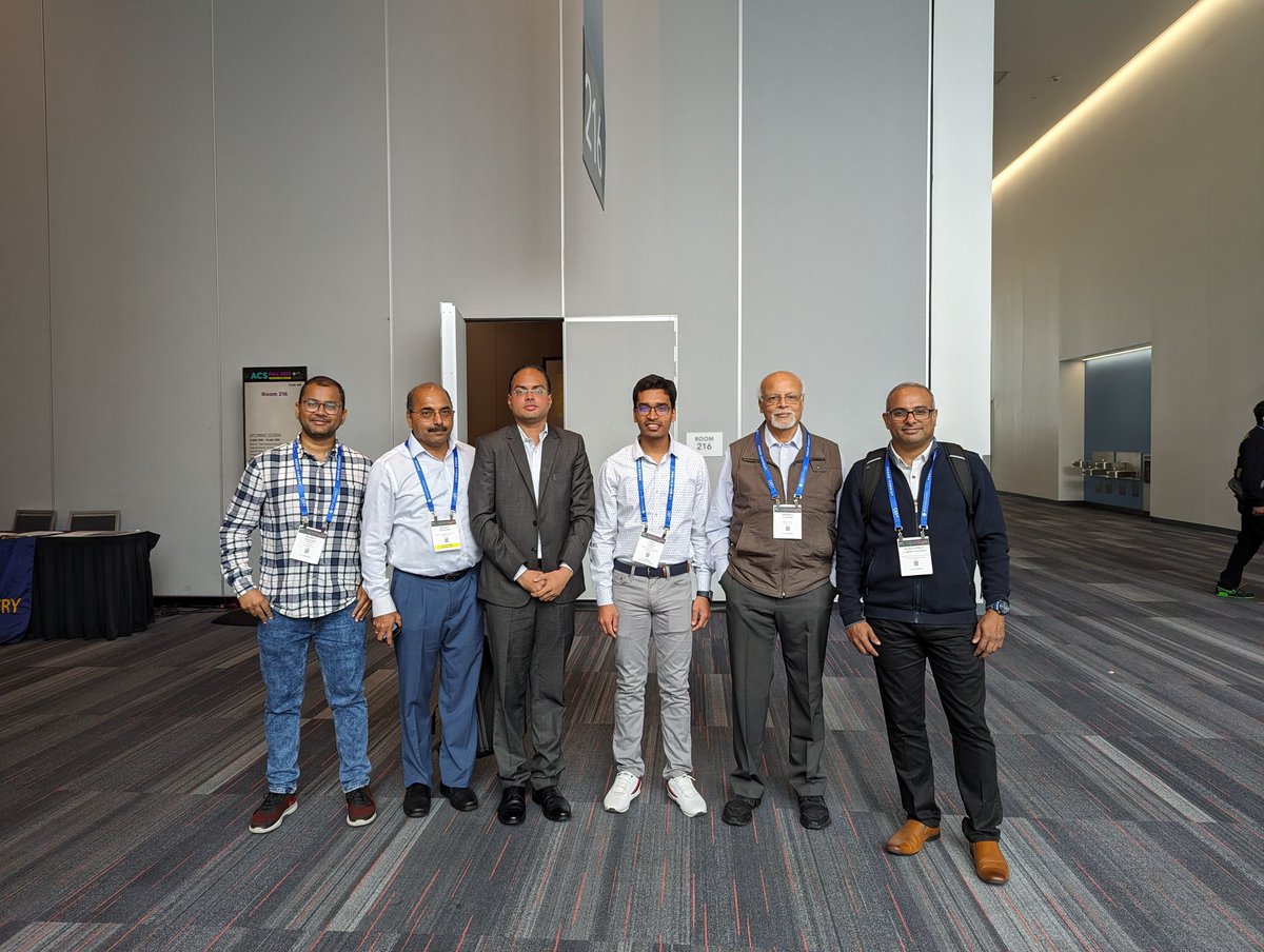 Prabhat (@pptkavi) on Twitter photo The <a href="/IISERPune/">IISER Pune</a> <a href="/IiserTirupati/">IISER Tirupati</a> gang at <a href="/AmerChemSociety/">American Chemical Society</a> #ACSFall2023
Pleasure to meet Prof. K. N. Ganesh, Prof. Vaidhya and Prof. Raghunath Ramabhadran in San Francisco. The <a href="/IISERPune/">IISER Pune</a> <a href="/IiserTirupati/">IISER Tirupati</a> gang at <a href="/AmerChemSociety/">American Chemical Society</a> #ACSFall2023
Pleasure to meet Prof. K. N. Ganesh, Prof. Vaidhya and Prof. Raghunath Ramabhadran in San Francisco.