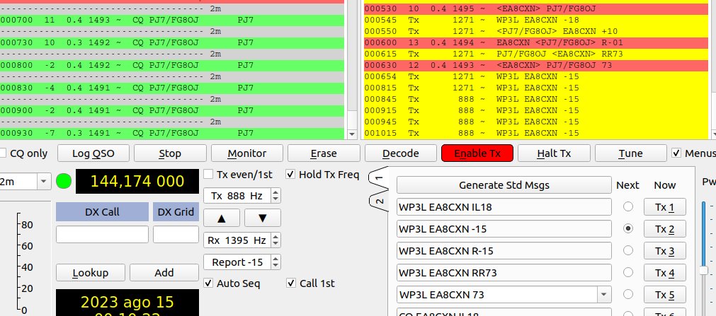 Just worked PJ7/FG8OJ in Sint Maarten (Gridsquare: FK88 / distance: 4838.3km) on 2m using FT8 #hamr #cloudlog 
Thanks Burt for new DXCC!!! <a href="/FG8OJ/">ＦＧ８ＯＪ🏝️🛰️🌑</a>
