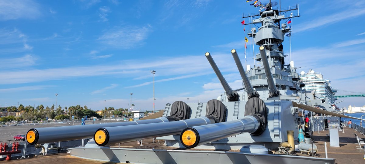 Battleship USS Iowa (BB-61) is a retired battleship, the lead ship of her class, and the fourth in the United States Navy to be named after the state of Iowa. pacificbattleship.com #battleshipiowa
