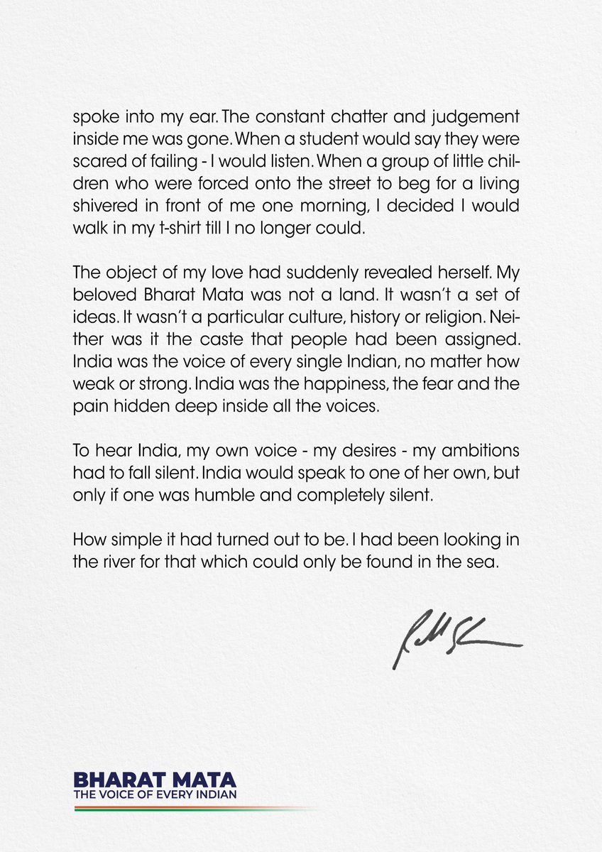 Bharat Mata is the voice of every Indian 🇮🇳