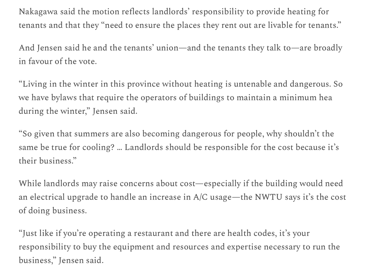 mssinenomine's tweet photo. This is a great piece by @dustbobgod Recommend READ (not just because I'm quoted in it 😊
New West motion being brought forward by @NadineNakagawa &amp; Tasha Henderson to force landlords to provide cooling. #Heat #BCPoli #Cities

https://t.co/qS4mpnKcnw https://t.co/Vw6Bjd60FV