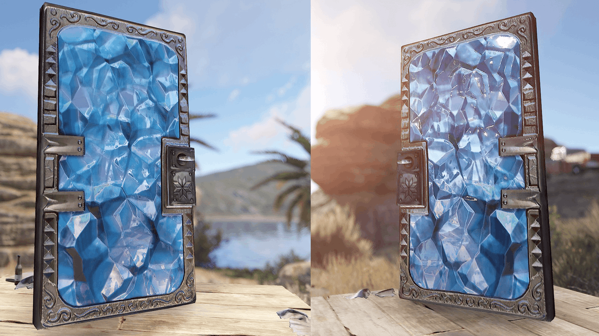 Just posted my new skin for <a href="/playrust/">Rust</a>,
Sapphire Metal Sheet Door💎

Steam links :
Glow:steamcommunity.com/sharedfiles/fi…
Without : steamcommunity.com/sharedfiles/fi…

<a href="/gerrmanman/">ThatGermanGuy</a>