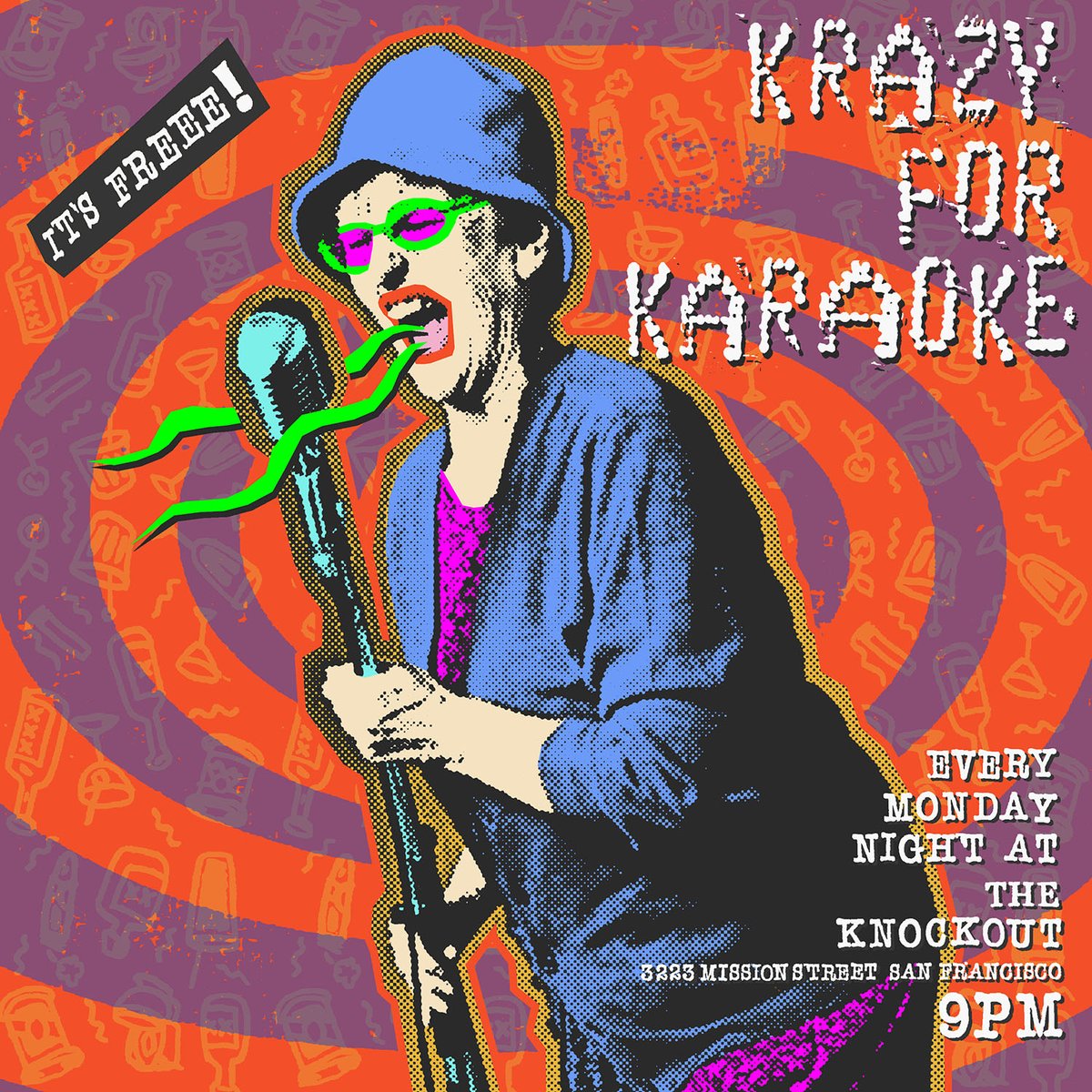 knockoutsf's tweet image. CYBER PUNK CINEMA HAPPY HOUR TODAY AND THE WEEKLY KRAZY FOR KARAOKE SCREAMING PARTY TONIGHT AT THE KNOCKOUT • GRAB YER MONEY BELT, YOUR CREDIT CARDS AND YOUR SHINY DANCING SHOES AND MAYBE A LIGHT COAT AND LET THE GOOD TIMES ROLL! instagram.com/theknockoutsf/