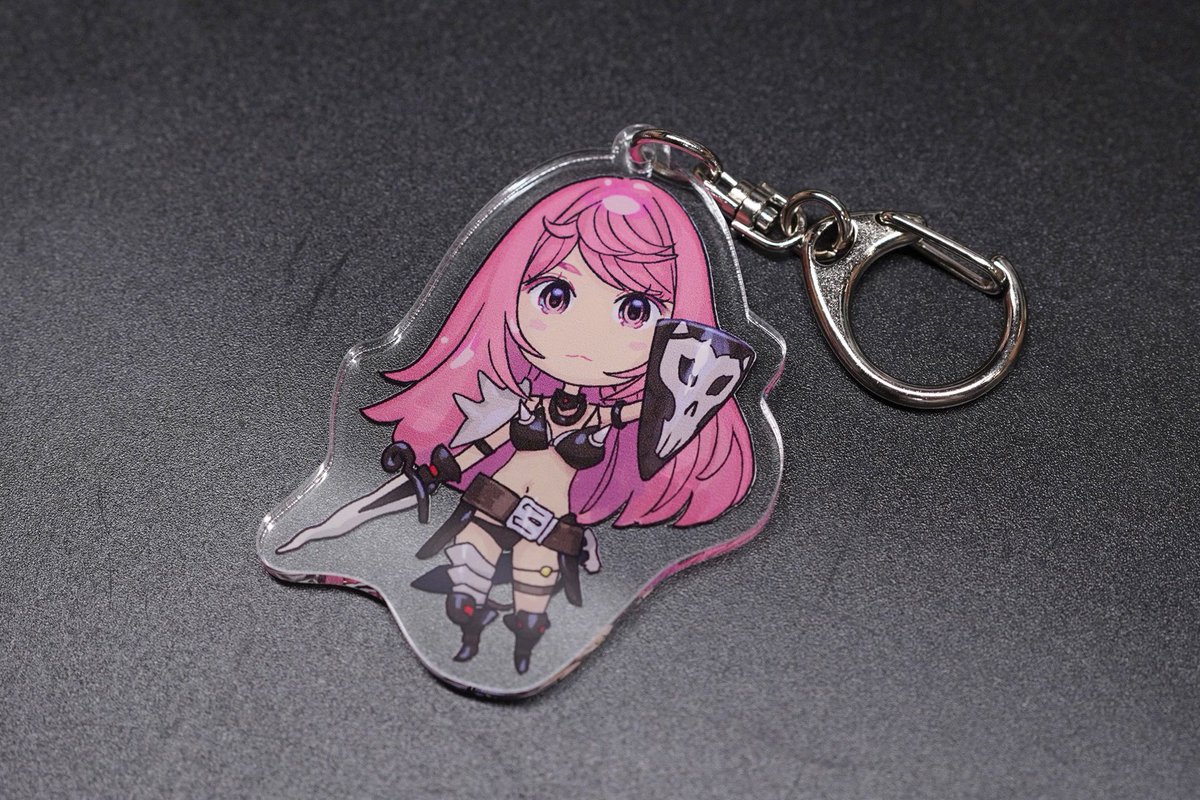 『The Sword of KISHI MIEKO』世界の真悠さん「恋人を殺され復讐の旅になんとなく出るブラックナイト。実は殺された恋人に取り憑かれている」アクキーをBOOTHに登録しておきましたのでこちらも要チェック‼️ 