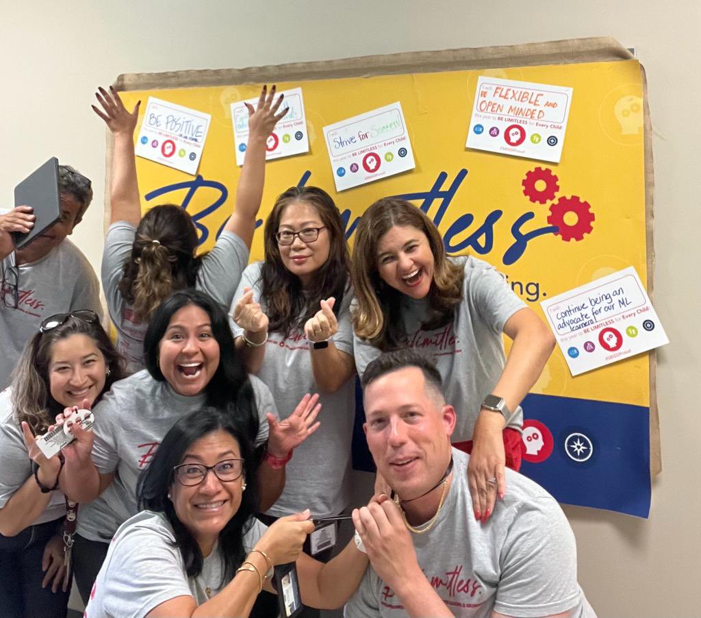 Starting this new school year with open minds and hearts, ready to explore, grow, and exceed our own expectations. Ready to embrace the limitless potential of a new year! #SBISDProud #Belimitless @SBISDML @fernandoESL @MariaSolGomez76 @TecJulie @joanne2kim