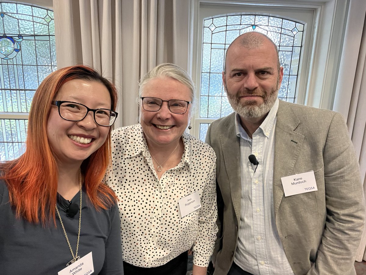 AmandasAudit's tweet image. The dream team of myself, @DrAnnMRogerson @CCguerilla facilitating the #TEQSAMasterclass in Sydney today! @TEQSAGov #contractcheating #academicintegrity
