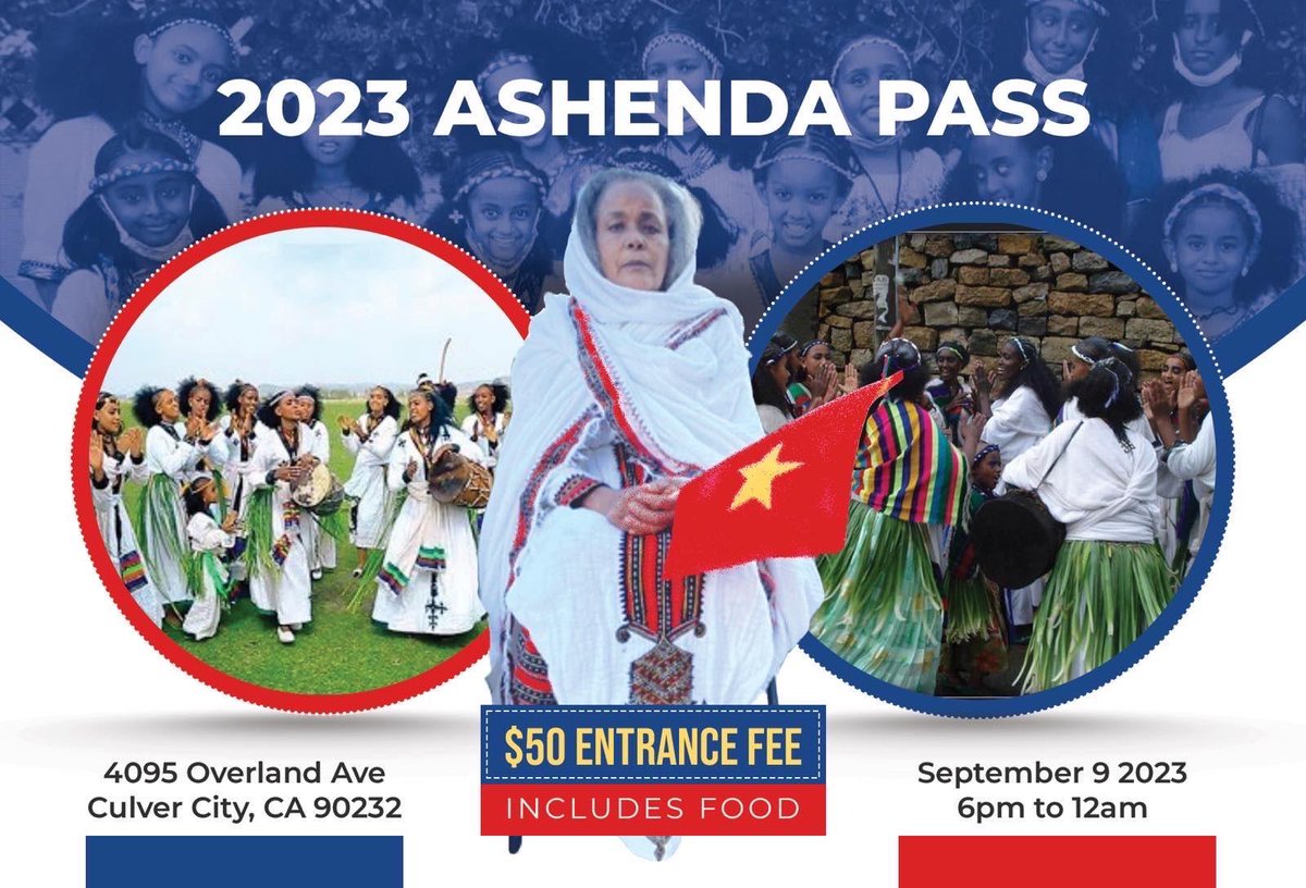 BlessedMeaza's tweet photo. Ashenda 2023 in L.A.!! Mark your calendars my beautiful Tegaru around LA area! https://t.co/5ZDk7vWGM3