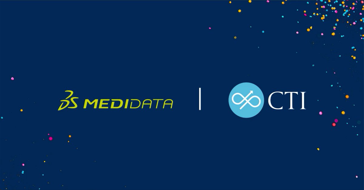 I'm proud to celebrate ten great years of partnership between my company, @Medidata, and @CTIClinical! Learn more: mdso.io/ar0 #LifeSciences #ClinicalResearch #B2BPartnership