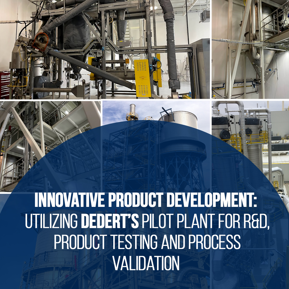 DedertCorp's tweet image. ✅️ We actively assist our customers in product processing in our #researchfacility through R&D, #producttesting & #processvalidation. Our facility & lab provide the perfect environment for customers to test their products and fine-tune the parameters for optimal process design.
