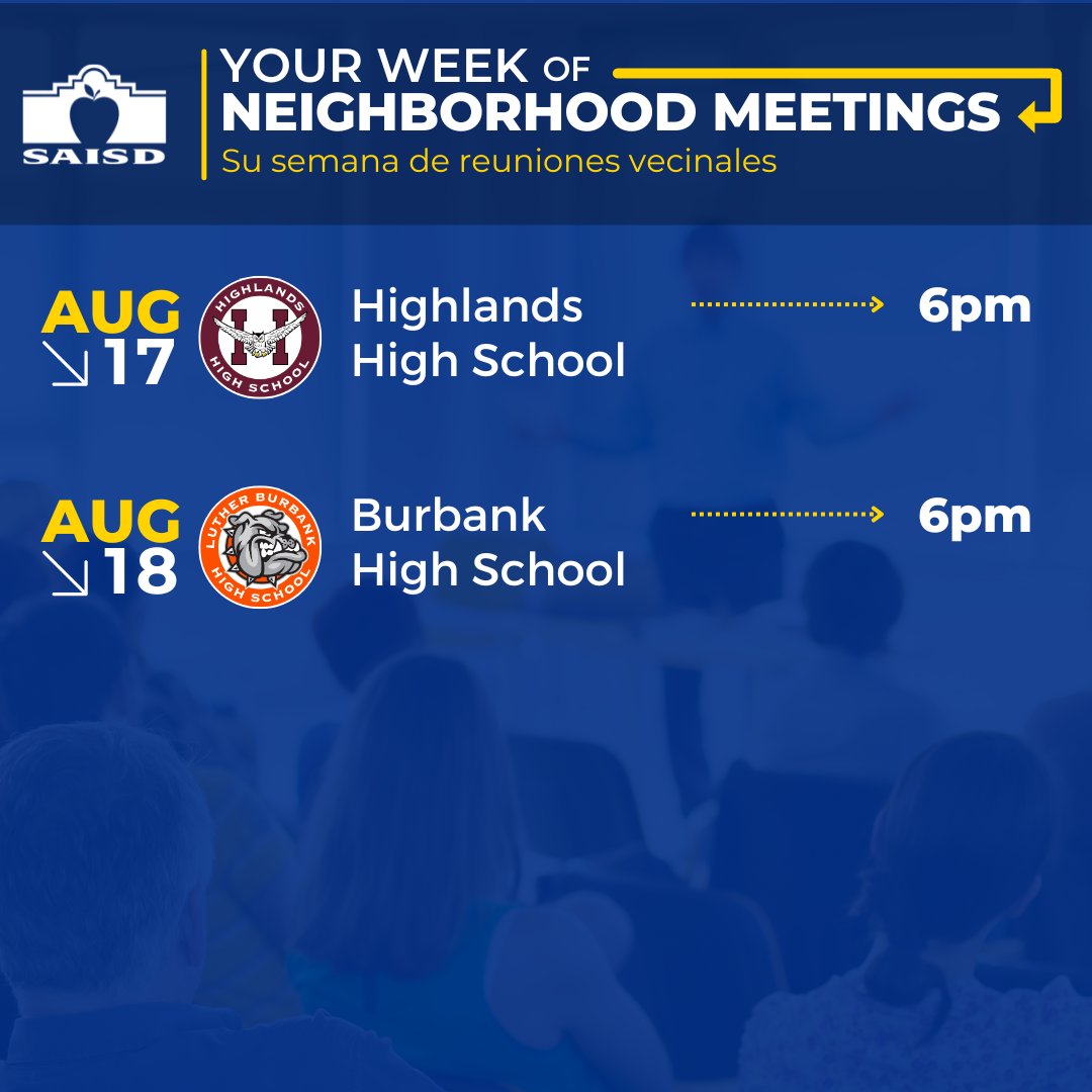 We will hold our first two meetings on the district's rightsizing framework this week. 

Tendremos nuestras dos primeras reuniones sobre el marco de reestructuración del distrito esta semana. 

➡️ tinyurl.com/2023Rightsizin…