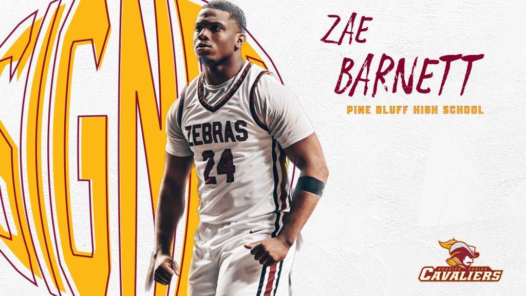 IT'S OFFICIAL! Zae Barnett has signed with Bossier Parish Community College. The 6'2 guard will be coming to BPCC from Pine Bluff High School in Arkansas. Welcome to BPCC Zae! #BPCC #GoCavs