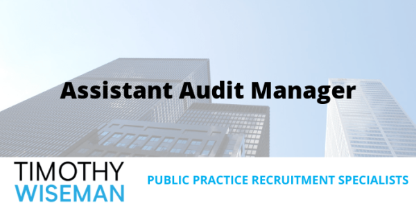 TimothyWiseman_'s tweet photo. Take a look at one of our latest roles! Assistant Audit Manager, Up to £52K. https://t.co/BeGo2RwsH9