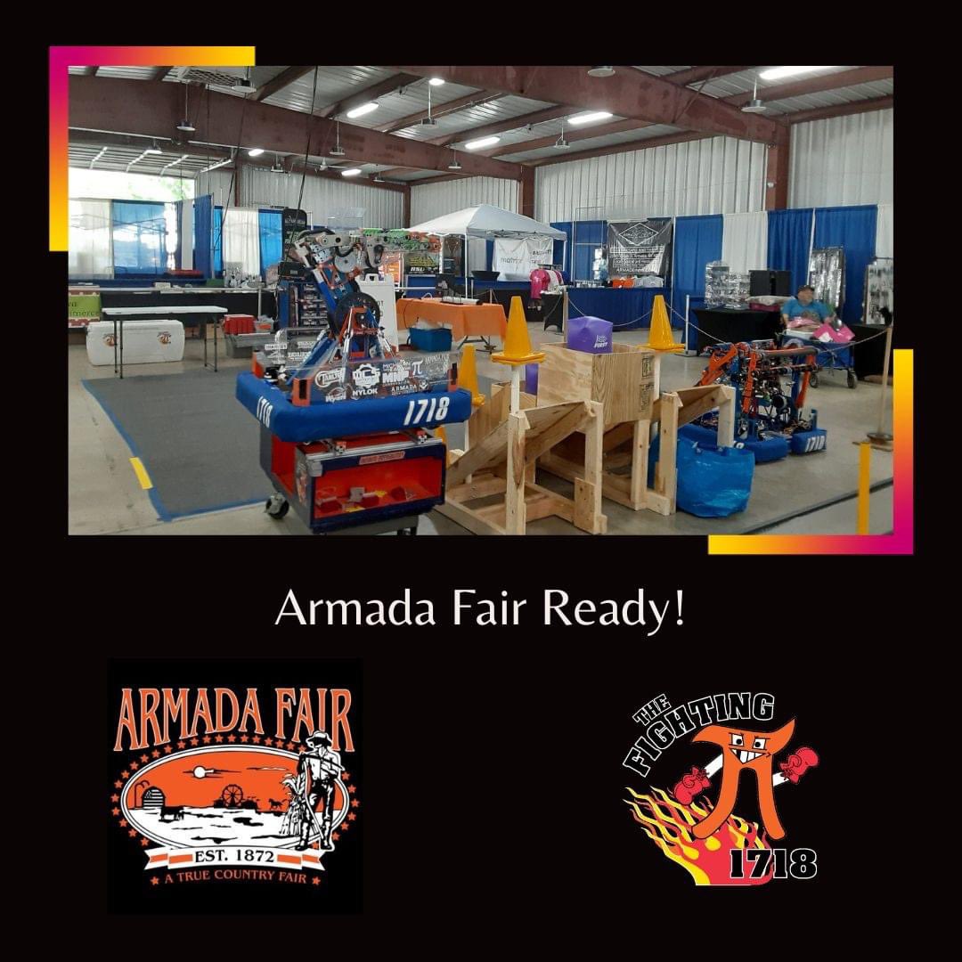 RoboSapiens are joining the <a href="/FRC1718/">The Fighting Pi</a> tomorrow Tuesday at the Armada fair. Come check us out in barn 3! #robosapiens #4779 #4779robosapiens <a href="/FIRSTweets/">FIRST</a>