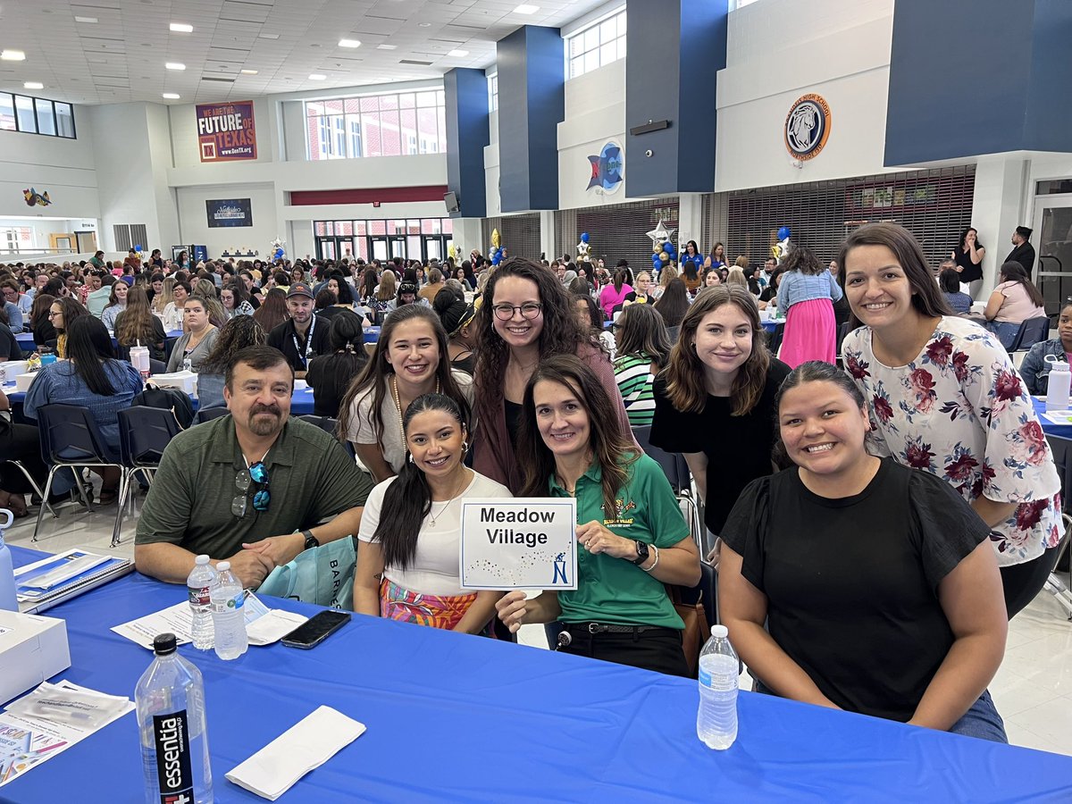 These NEW <a href="/NISDMeadowVill/">Meadow Village ES</a> teachers are ready for a great year!! 🐾 We’re so EXCITED to have them join our Bobcat family!! 💚💛 #OneTeamOneVision