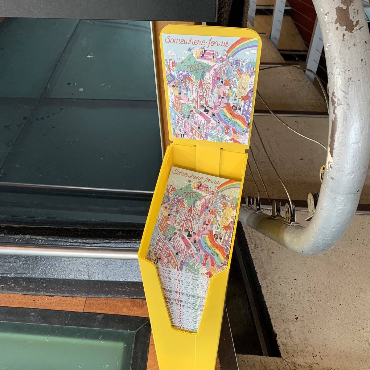 Check out our #SomewhereForUs LGBTQ+ 🏳️‍🌈 #EdFringe Guide at The Street bar in the heart of #Edinburgh. They have one of our canary yellow stands in the bar. Check it out!

There’s lots of interesting #FreeFringe shows taking place at the inclusive venue too. Go, go, go!