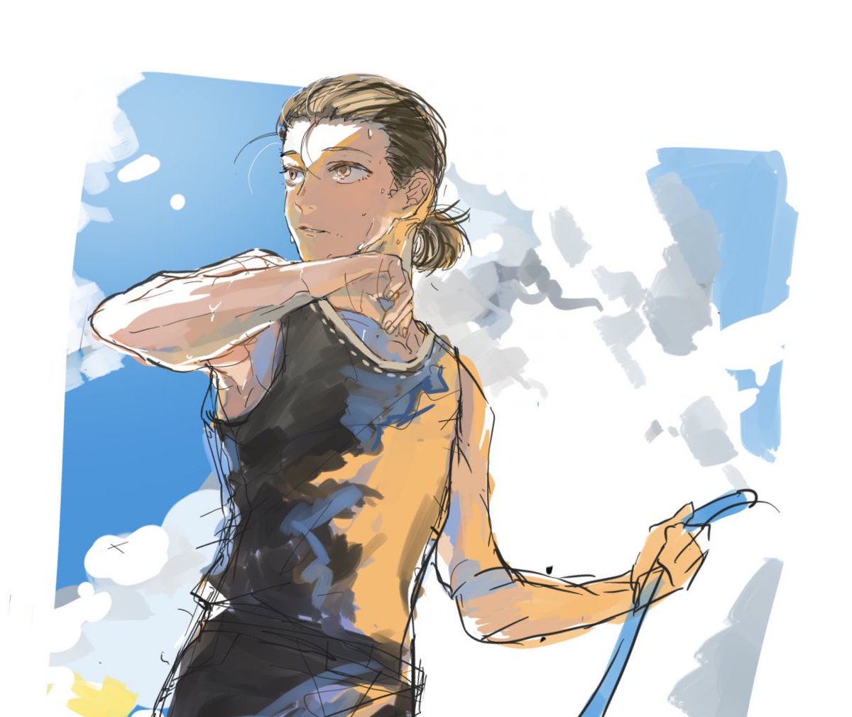 「親戚の家で寝れなさすぎるのでひっっっっっっっっっさしぶりに絵を描いて時間潰してた」|karucanのイラスト