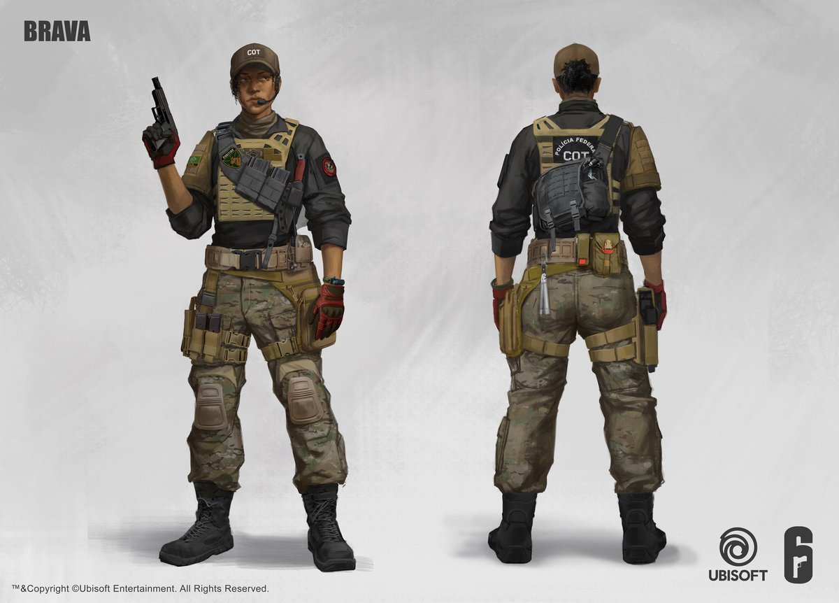 cpt_sunstark's tweet photo. Four ops that I designed while my time in Rainbow Six Siege ☺️ I value every second of working with talented people at Ubisoft. https://t.co/2dSeqQReiM