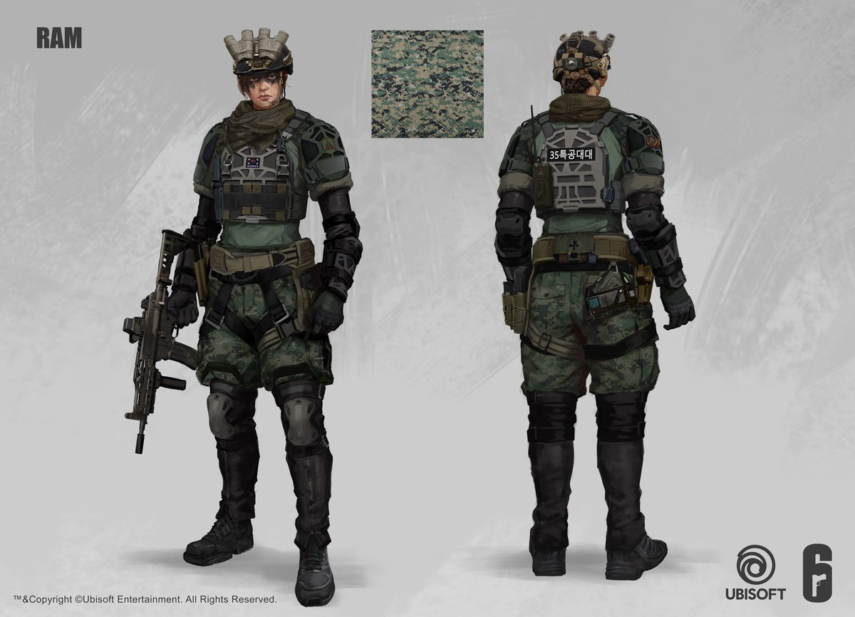 cpt_sunstark's tweet photo. Four ops that I designed while my time in Rainbow Six Siege ☺️ I value every second of working with talented people at Ubisoft. https://t.co/2dSeqQReiM