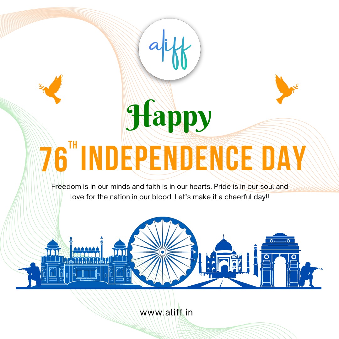 aliffoverseas's tweet photo. Saluting the Spirit of Independence! 🇮🇳 Proud to empower students on their educational journey. Happy Indian Independence Day from Aliff! 🎉 #IndependenceDay #AliffEducation #EmpoweringDreams https://t.co/Jf6gelz0nL