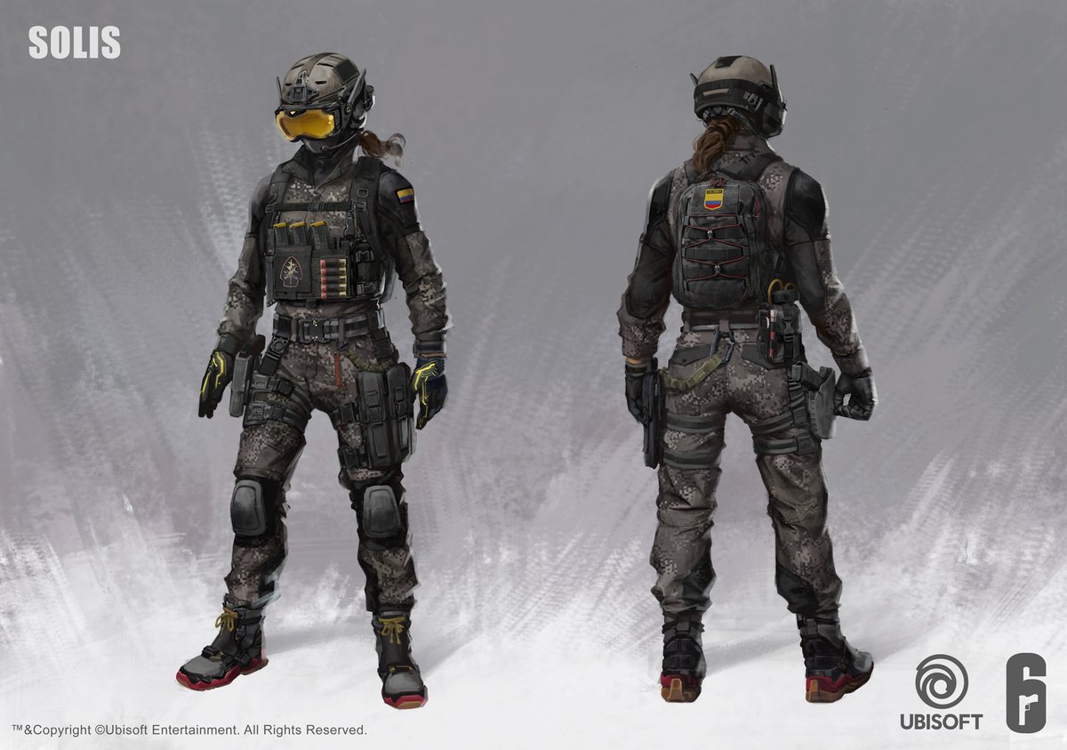 cpt_sunstark's tweet photo. Four ops that I designed while my time in Rainbow Six Siege ☺️ I value every second of working with talented people at Ubisoft. https://t.co/2dSeqQReiM