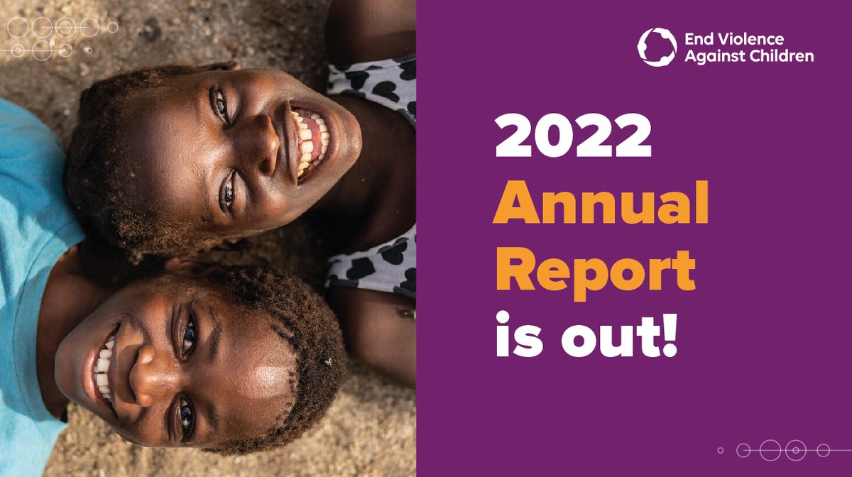 SafeOnlineFund's tweet photo. Every year, 1 billion children experience violence.
@GPtoEndViolence and its 775+ partners are working to accelerate progress towards #SDG16.2 to #ENDviolence against children by 2030.
How? Read our NEW Annual Report:
https://t.co/YodnWpjgmg
#Impact2022 https://t.co/0JC2T3ozCZ