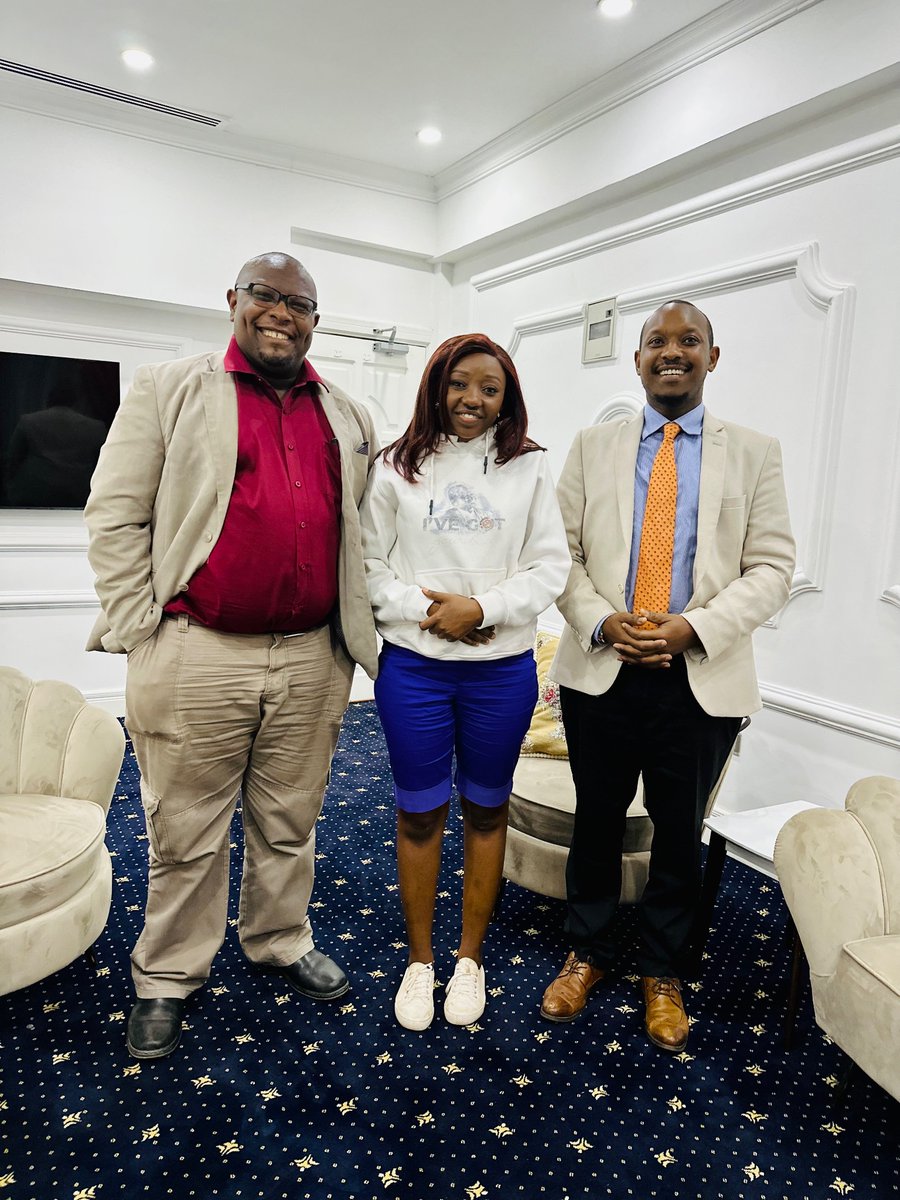 ckirika's tweet photo. Impactful meeting of the minds with youth champion, mobilizer for development, transformative, actionable and agenda-driven leadership, empowering youth in agribusiness value chains and beyond; @charlruto, and Kasarani Pork Producers SACCO Chairman; @gichukiKdouglas #impact101 https://t.co/EDiVXjiKKT