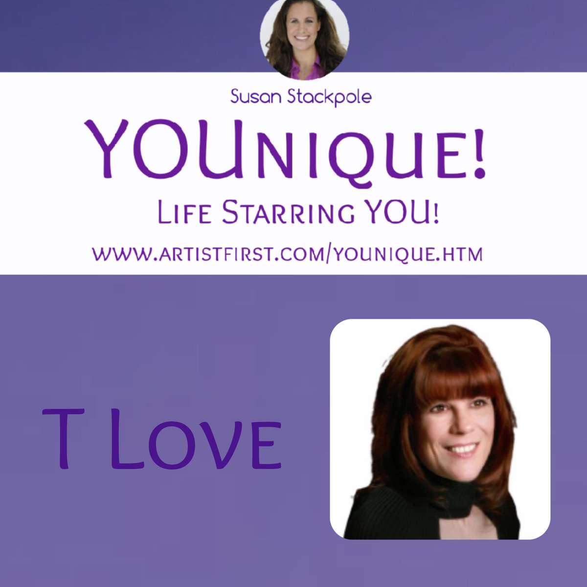 SusanStackpole's tweet image. What simple #daily #habit #resolves the #past, #empowers the #present and #designs the #future?  #TLove, 10pmET / 7pmPT, #YOUnique! #Life #Starring #YOU!, artistfirst.com/younique.htm, #shares #more. #ThankYou for joining us.