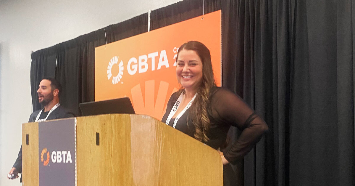 DirectTravelInc's tweet image. A full house this morning at #GBTA2023 for our education session with @deem and Direct Travel’s VP of Technology Solutions Brianna Conway. If you missed the session, stop by booth 1701 to learn more! #WhyWait #GetDirect
